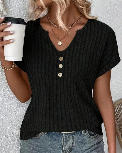BLUSA TRICOT ROSINA CON ESCOTE EN V