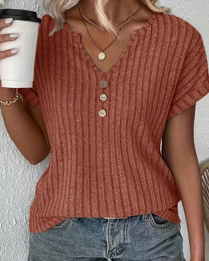 BLUSA TRICOT ROSINA CON ESCOTE EN V