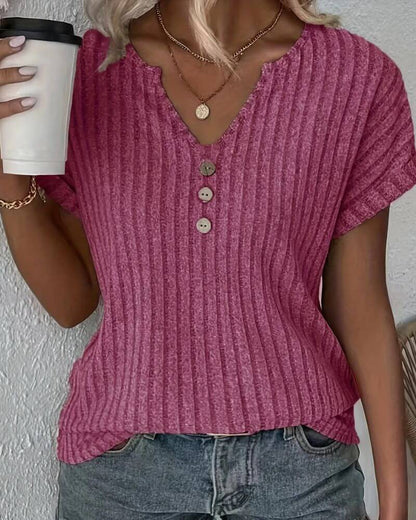 BLUSA DE PUNTO ROSINA CON ESCOTE EN V