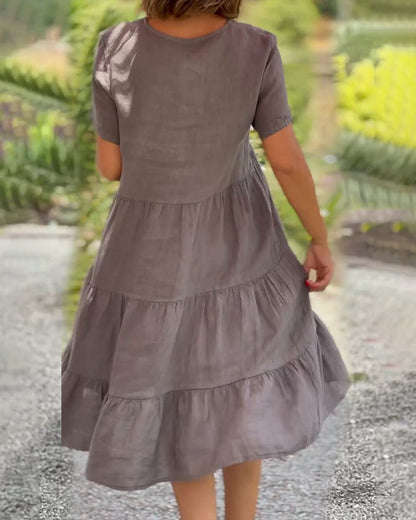 Samantha | Vestido Vuelto con Bolsillos