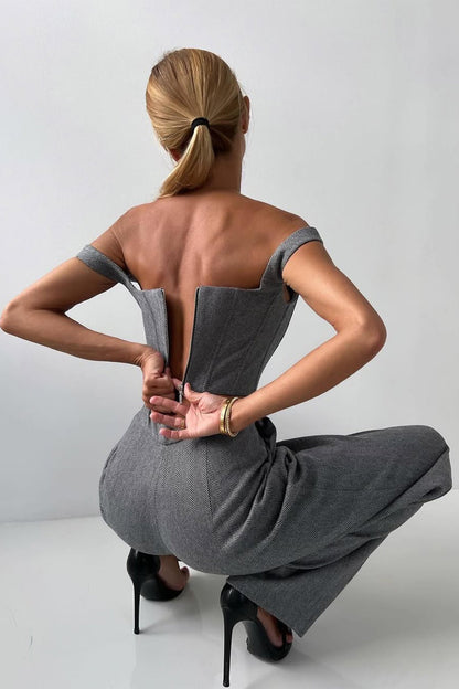 Grace | Conjunto de Tres Piezas con Blazer de Doble Botón