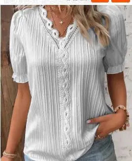 Mélissa | Blusa Elegante con Detalles Delicados