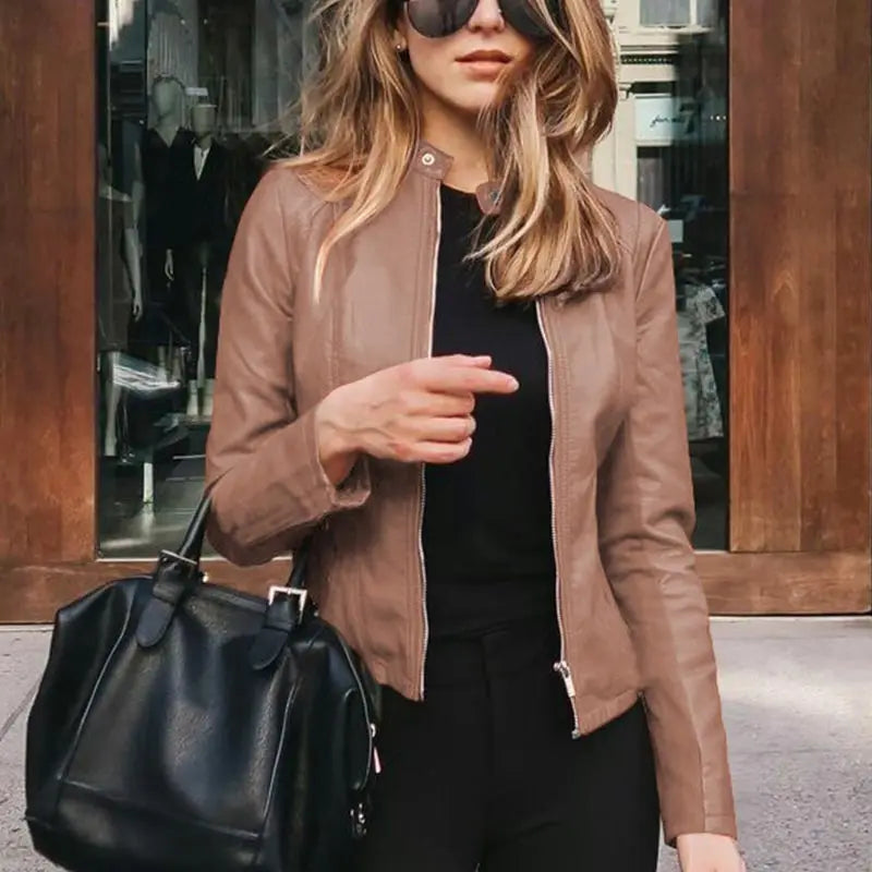 HARRIET | Chaqueta de Cuero Elegante para Mujeres