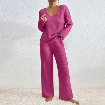SABINA – Conjunto de Lounge de Pierna Ancha Acogedor