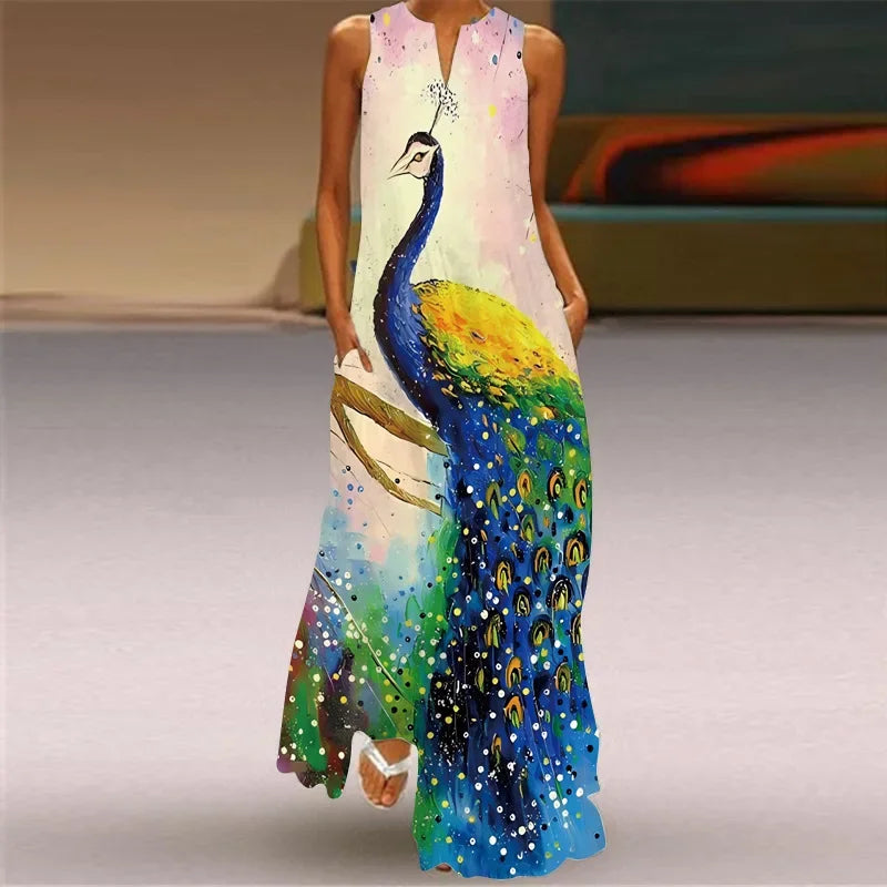 MONICA – VESTIDO MAXI FLORECER EN SILENCIO
