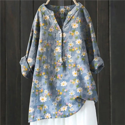 BLUSA LARGA DE FLORES ISALINE