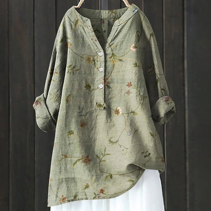 BLUSA LARGA DE FLORES ISALINE