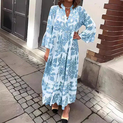 Avielle - Vestido Maxi Boho Impreso y a la Moda