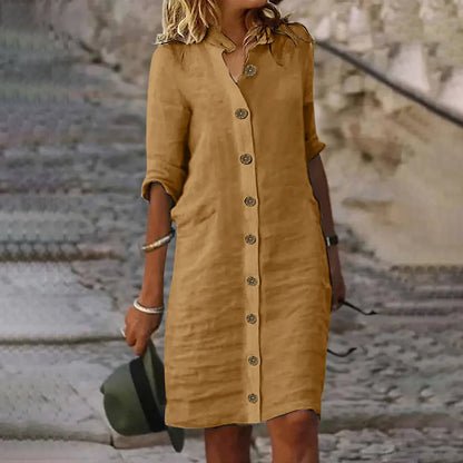 Bryn | Vestido Corto Elegante con Cobertura de Barriga