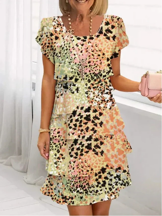 Theresa | Vestido Elegante con Volantes