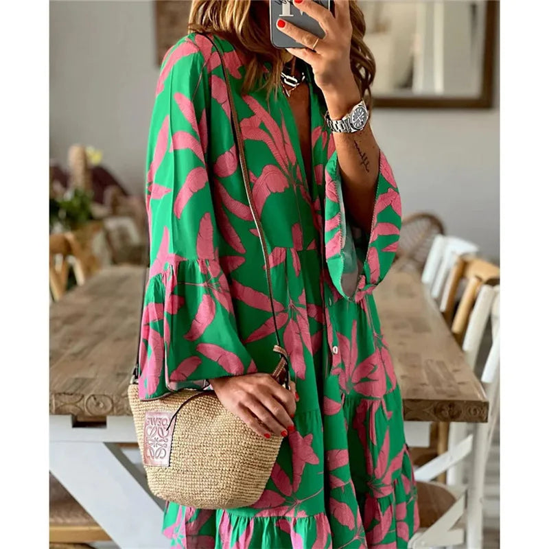 Vestido Midi Boho Bloom Everlen™