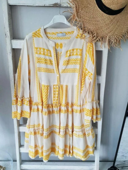 Carylle ~ Vestido Bohemio Fresco