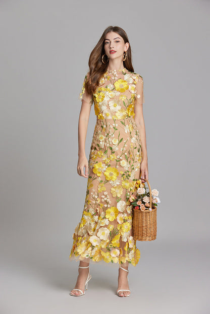 Solara - Vestido Floral Finesse