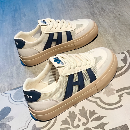 Denny - Zapatos de moda con cordones para mujeres