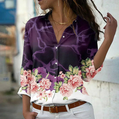 GEERTJE I BLUSA IMPRESA MODERNA