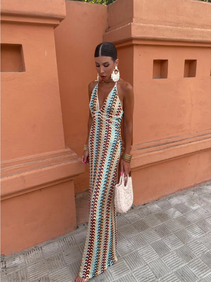 Dilara | Vestido Maxi Sin Espalda