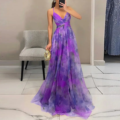 Jennifer | Vestido Maxi Floral Elegante