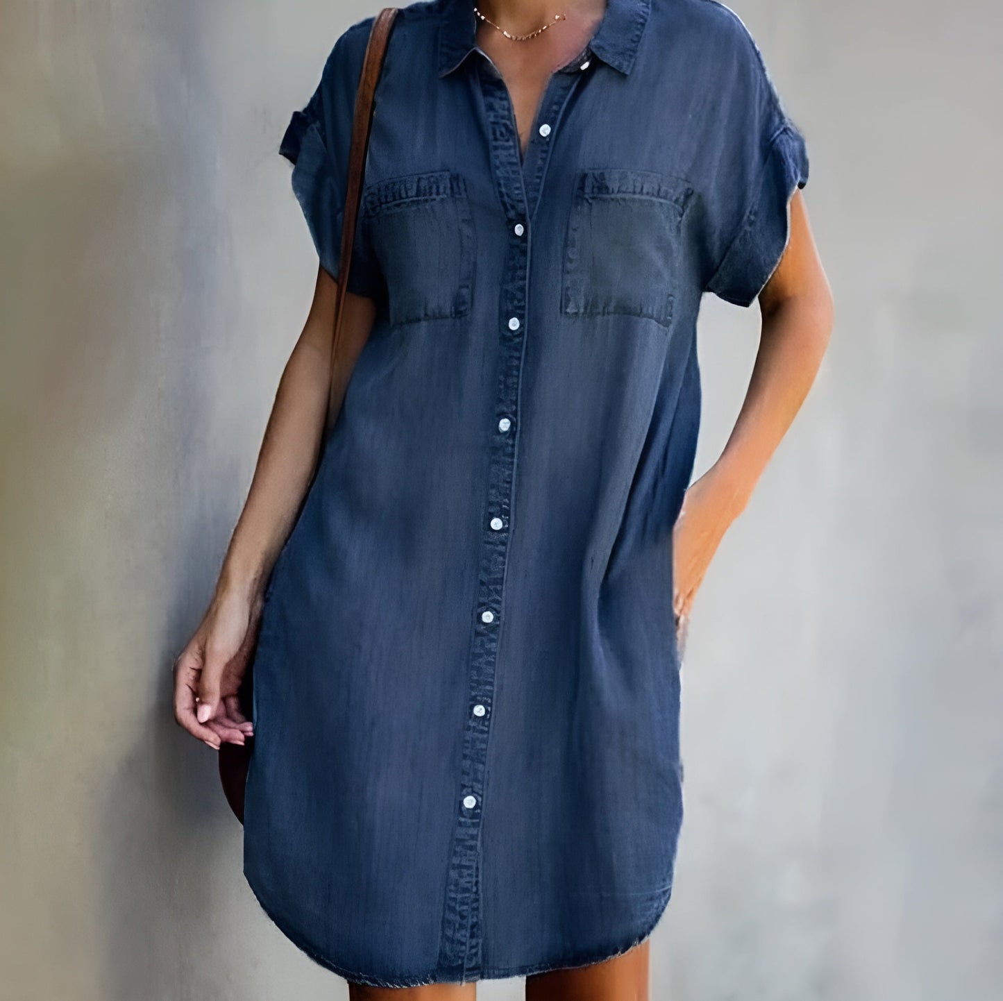 Katelyn | Vestido de Mezclilla Casual con Botones