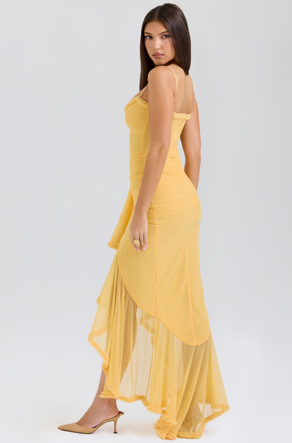 Edith - Encantador Vestido Con Volantes