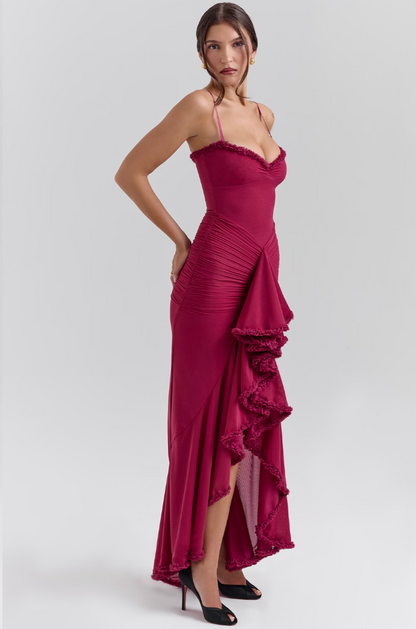 Edith - Encantador Vestido Con Volantes