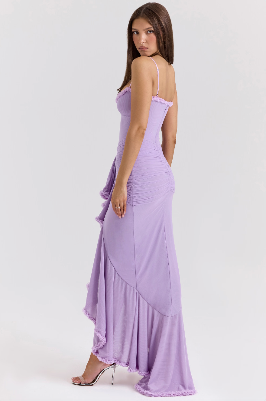 Edith - Vestido con Volantes Encantador