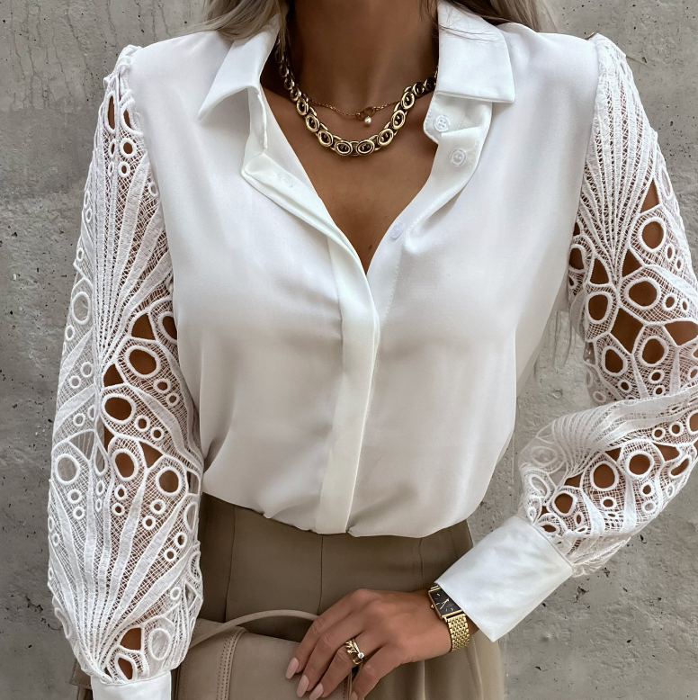 BLUSA CON CUELLO FASHION ENGELBERTA