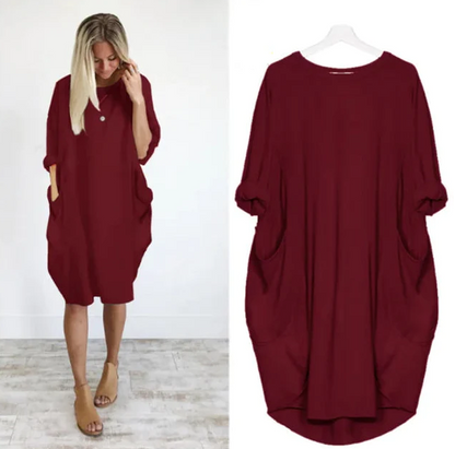 Lily | Vestido cómodo de corte holgado