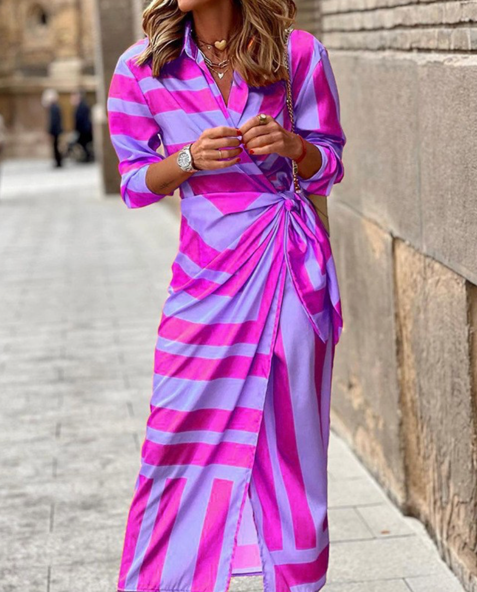 Aurora – Vestido Fluido de Radiante Vitalidad