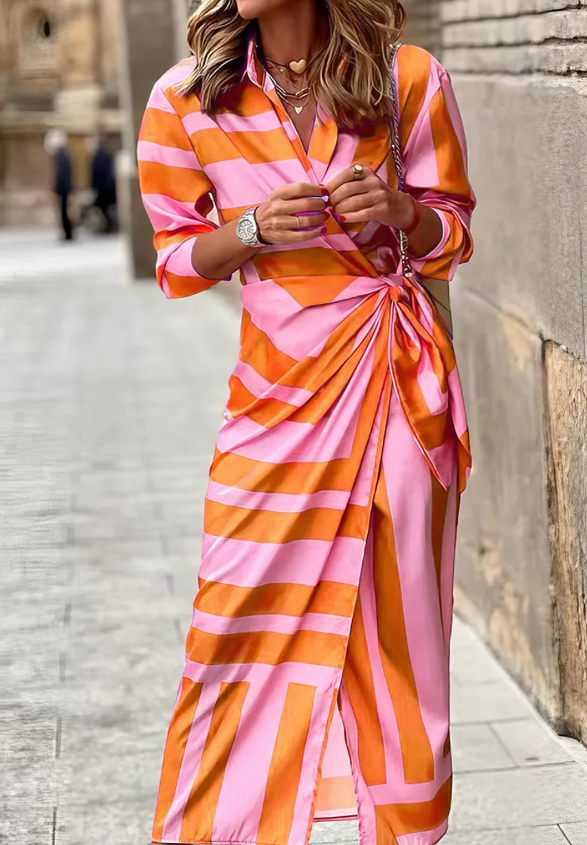 Aurora – Vestido Fluido de Radiante Vitalidad