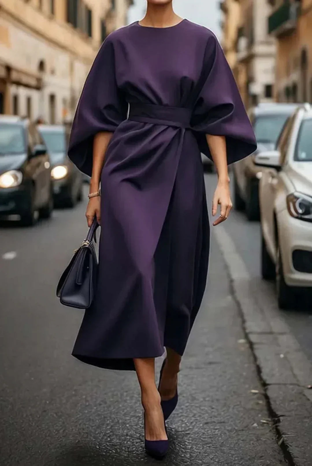 Clare™ | Vestido Maxi Con Cinturón Elegante