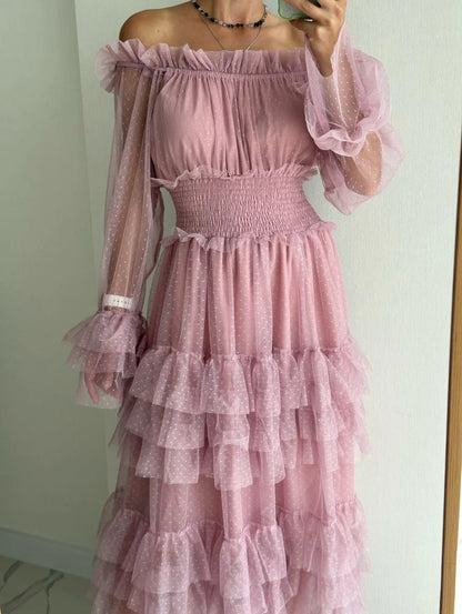 Vestido Sheer Charm de Stella