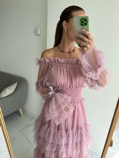 Vestido Sheer Charm de Stella