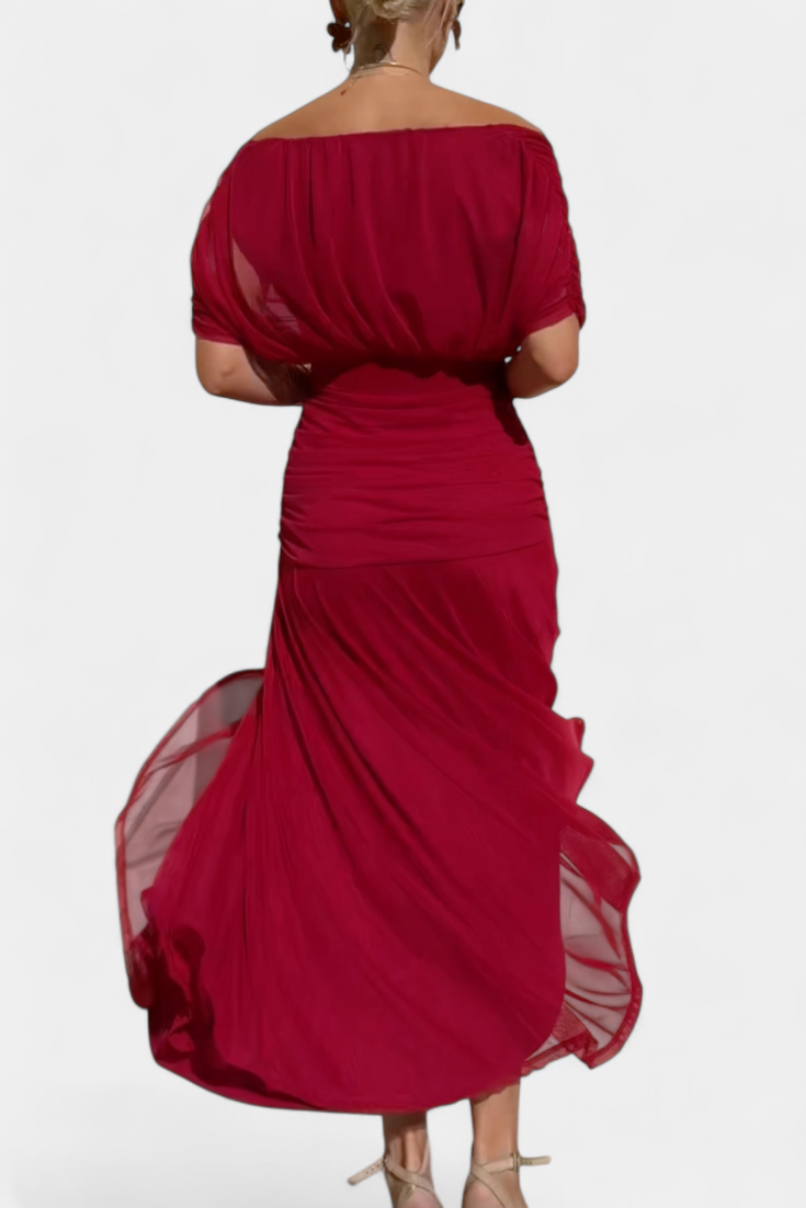Florendra™ | Vestido Largo Floral con Escote en V
