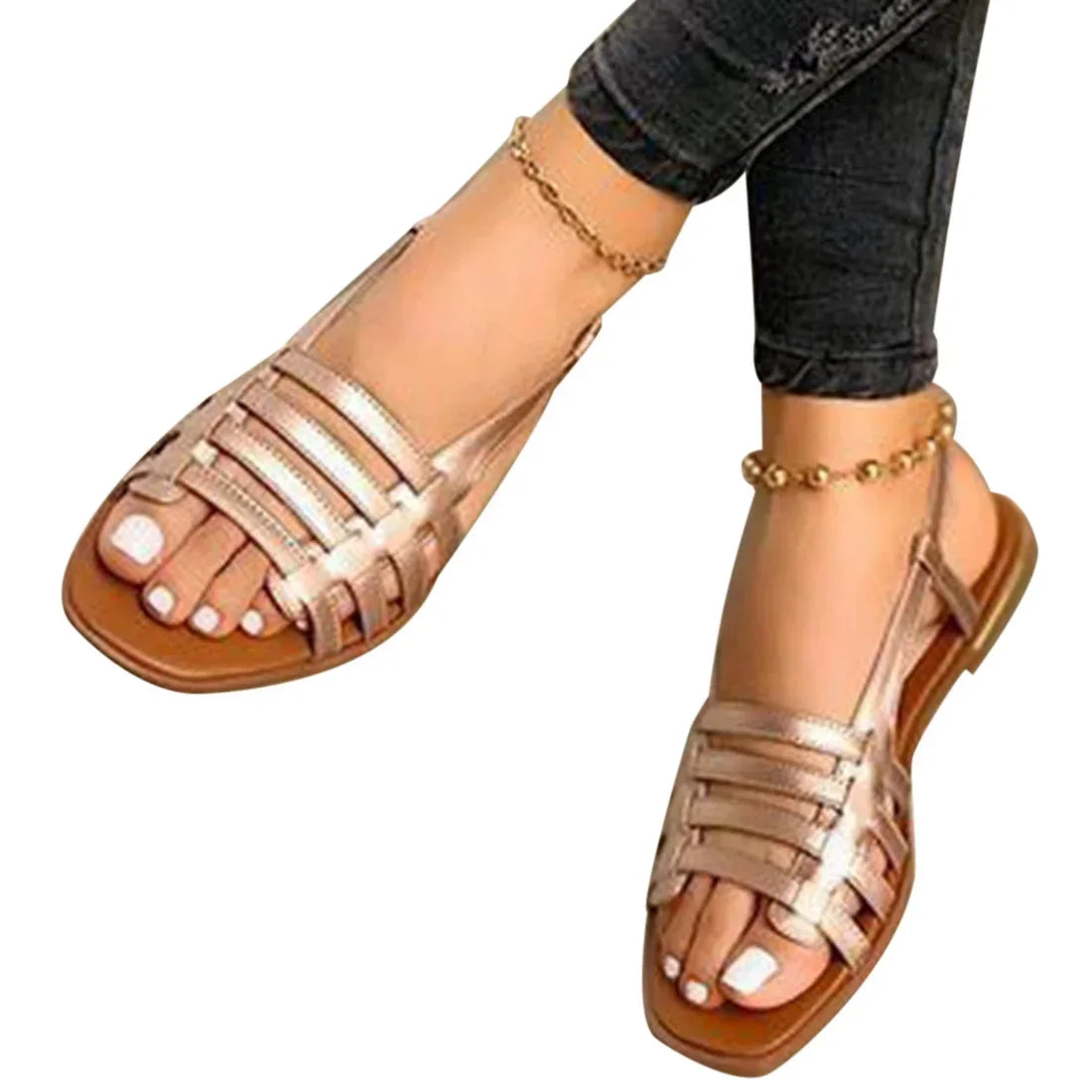 Edetta - Sandalias de Piel Lisa