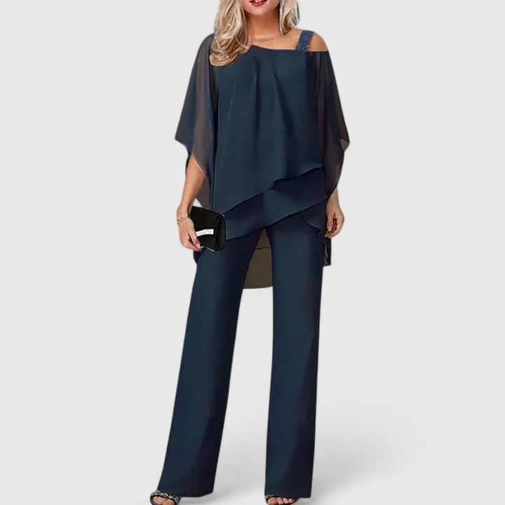 AYRELIANA – CONJUNTO DE PANTALÓN ELEGANTE DE DOS PIEZAS
