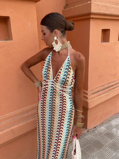 Dilara | Vestido Maxi Sin Espalda