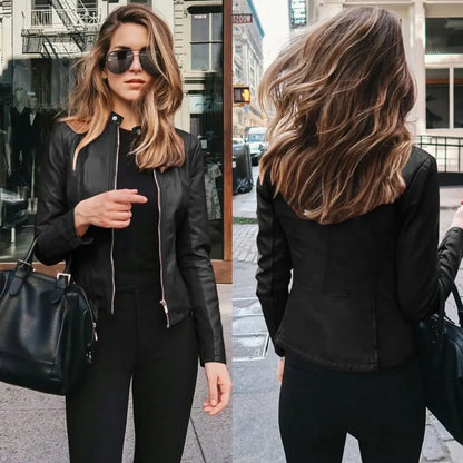 HARRIET | Chaqueta de Cuero Elegante para Mujeres