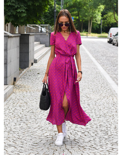 Yasmine | Vestido V-Cuello Elegante