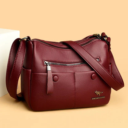 Bolso de Cuero Genuino Corvella