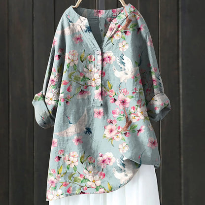 BLUSA LARGA FLORAL ISALINE