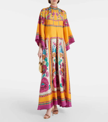 Vestido Maxi Floral Sculpted Elegance™