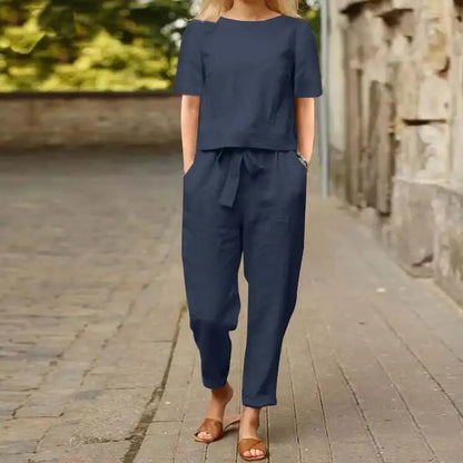 Lily | Conjunto de Lino de Dos Piezas