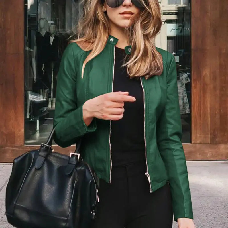 HARRIET | Chaqueta de Cuero Elegante para Mujeres