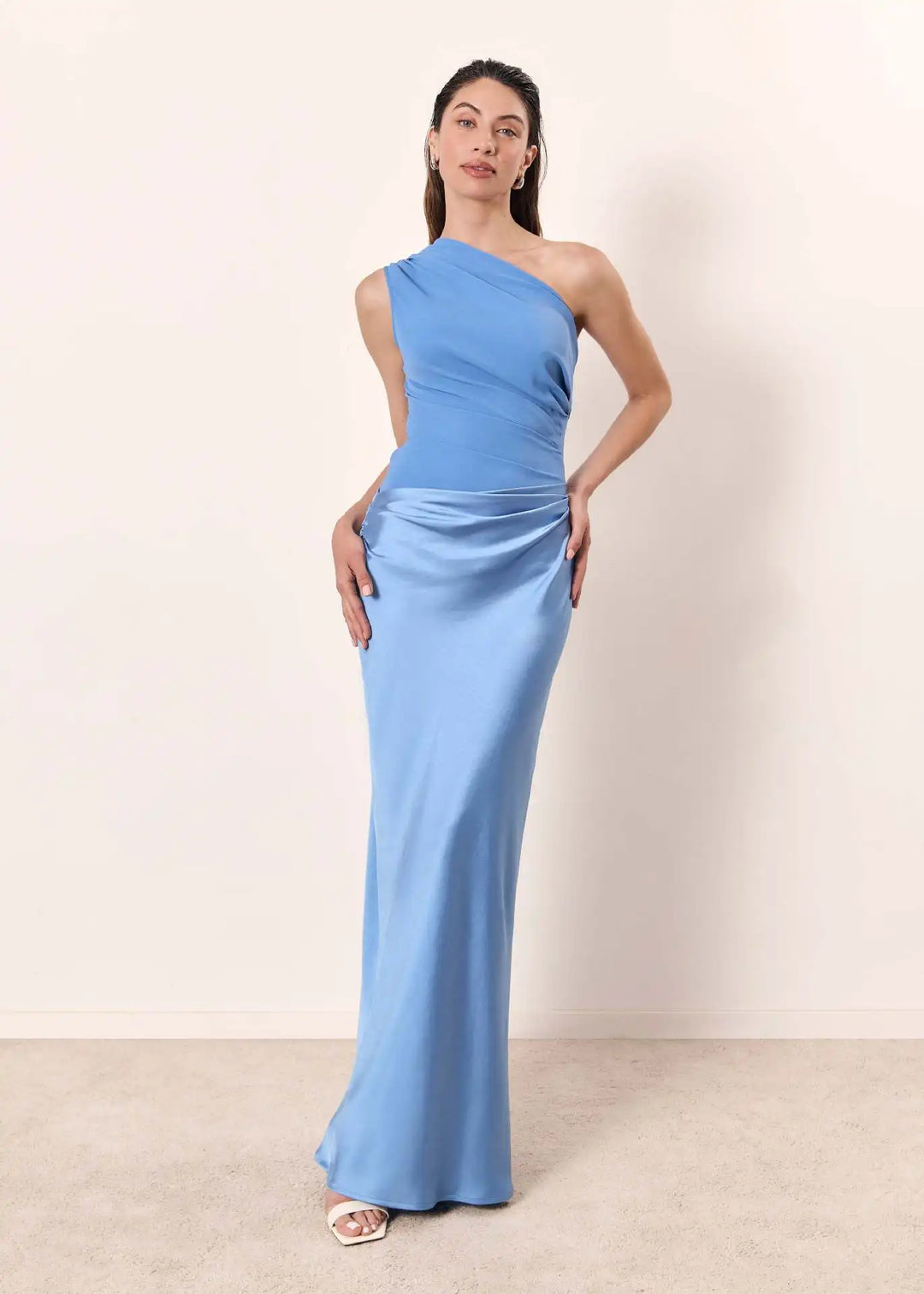 GABRIELLE – VESTIDO DE NOCHE ELEGANTE DE UN HOMBRO