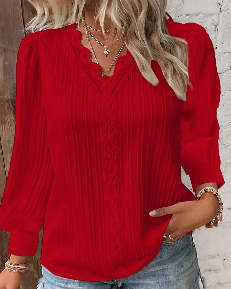 Mélissa | Blusa Elegante con Detalles Delicados