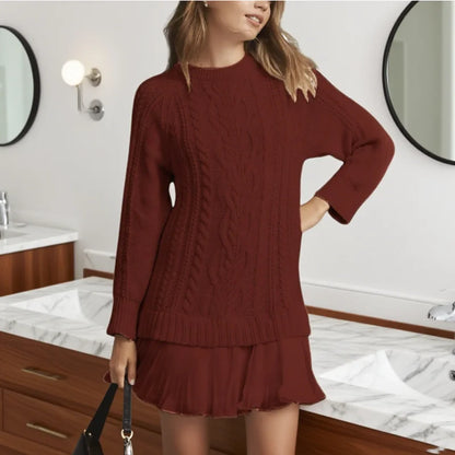 Gaëlle™ | Vestido de Suéter Único