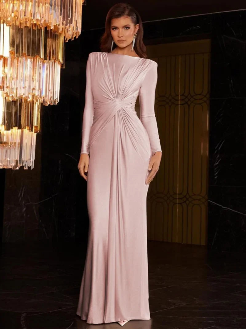 Novah - Vestido Maxi con Torsión Refinada