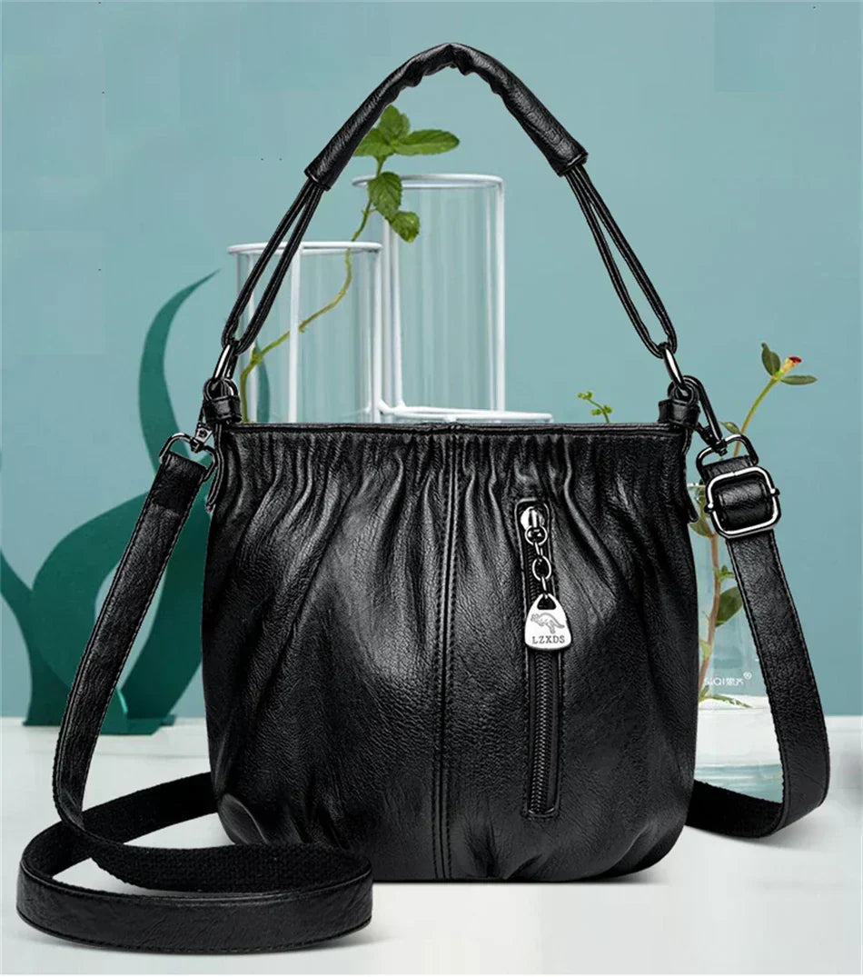 Waverly - Bolso de Mano Multi-Capa Contemporáneo