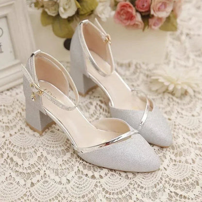 Angela - Sandalias Brillantes Glitter