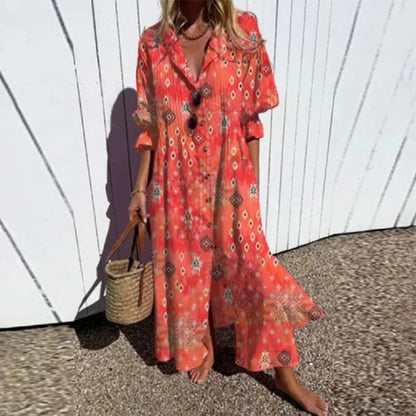 Grace™ - Vestido Maxi Boho de Lujo